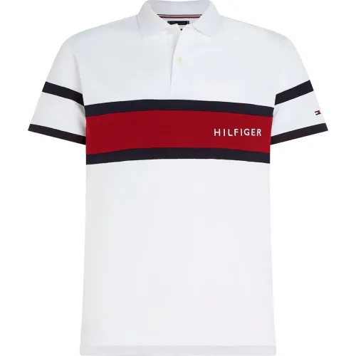 타미힐피거 Colourblock Placement Reg 반팔 폴로 셔츠 139612371