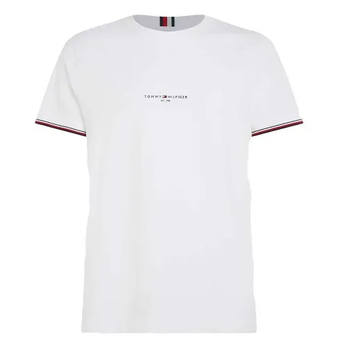 타미힐피거 Logo Tipped 반팔 티셔츠 140080641
