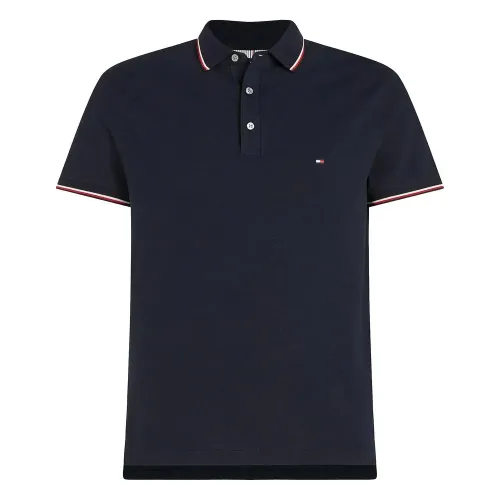 타미힐피거 RWB Tipped 반팔 폴로 셔츠 140386529