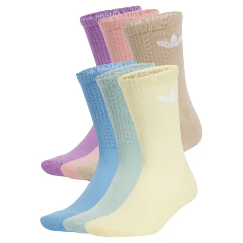 아디다스 Trefoil Cushion 크루 양말 6 켤레 141019242