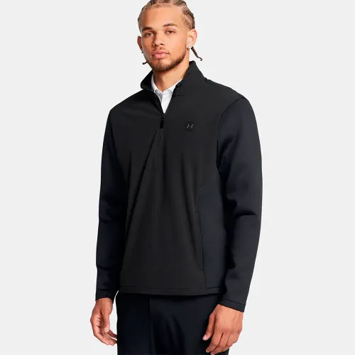 언더아머 GOLF Drive Pro Storm Hybrid 하프 지퍼 스웨터 141022215
