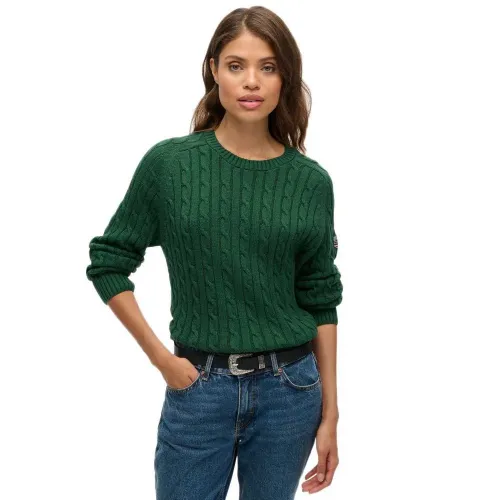 슈퍼드라이 Slouchy Cable 스웨터 141398536