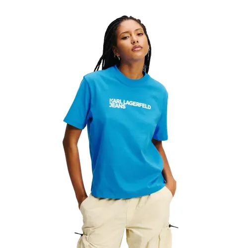 KARL LAGERFELD Reg 에센셜 반팔 티셔츠 141554488