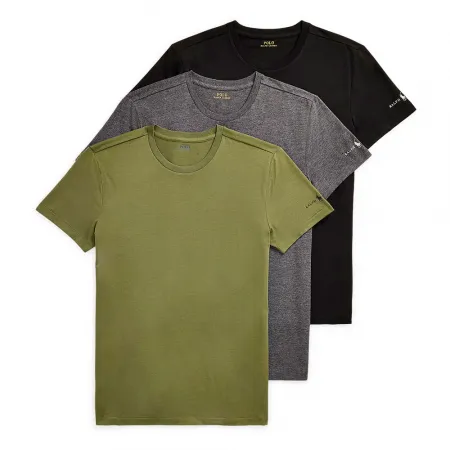 RALPH LAUREN ACCESORIOS 714965508 반팔 이너웨어 3 팩 141555433