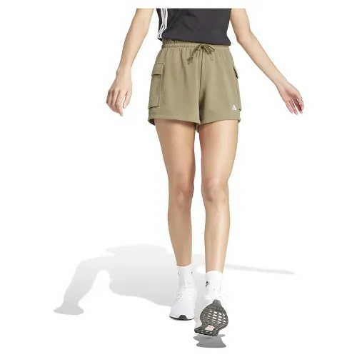 아디다스 에센셜 Small Logo French Terry 카고 반바지 141566549