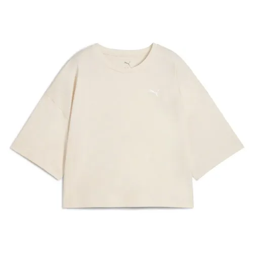 푸마 Wardrobe ESS Cropped 오버핏 반팔 티셔츠 141758875