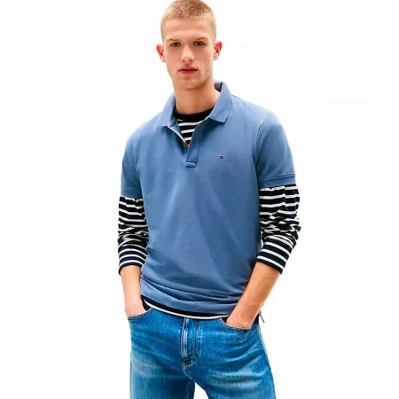 타미힐피거 Placket Slim Fit 반팔 폴로 셔츠 141785888