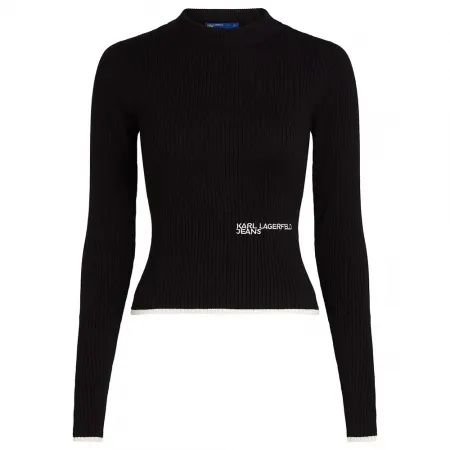 KARL LAGERFELD Mock 하이넥 스웨터 141851863