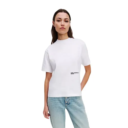 KARL LAGERFELD Reg Box Floral 반팔 티셔츠 141851875