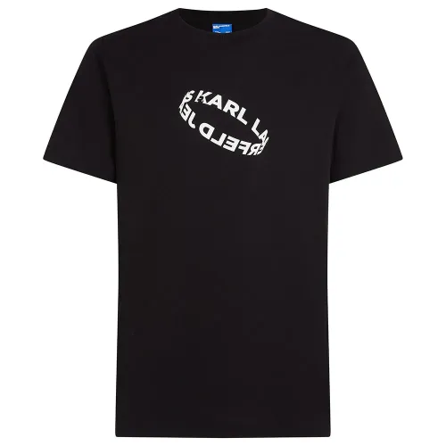 KARL LAGERFELD Slim Ring 반팔 티셔츠 141851902