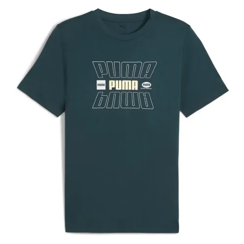 푸마 ESS Logo LAB Holiday 반팔 티셔츠 142006787