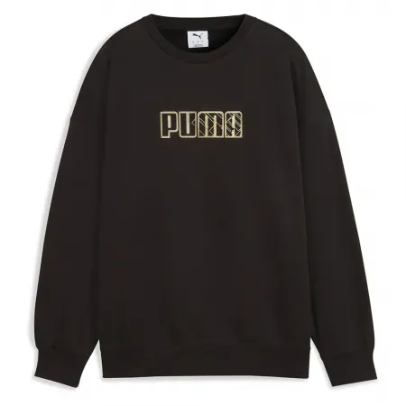 푸마 Maximal Metallic 오버핏 스웨터 142007145