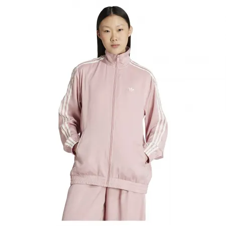 아디다스 Satin Firebird Ruffle 3 Stripes 트랙 자켓 142096920