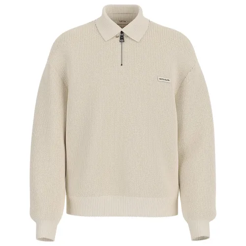 게스 Collar 하프 지퍼 스웨터 142112201