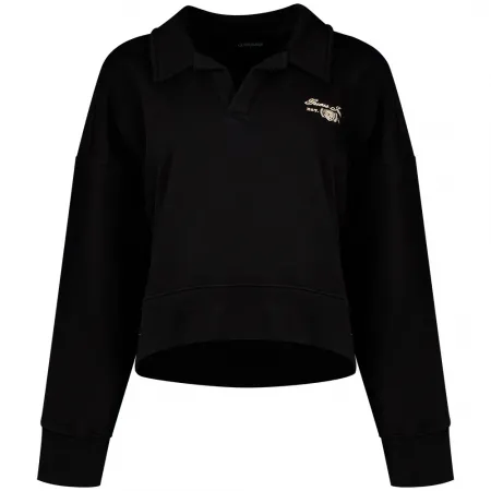 게스 Notched Collar Crop 스웨터 142112226