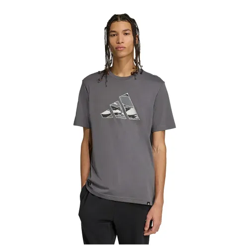 아디다스 Camo Logo 그래픽 반팔 티셔츠 142116936