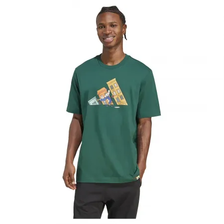 아디다스 Doodle Hunt Skate 그래픽 반팔 티셔츠 142117071