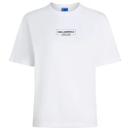 KARL LAGERFELD Outline Logo Regular Fit 티셔츠 142144901