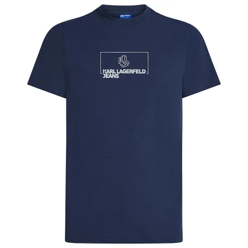 KARL LAGERFELD Outline Logo Slim Fit 티셔츠 142144903