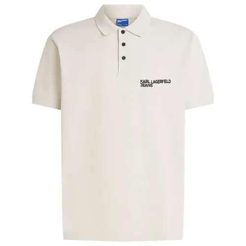 KARL LAGERFELD Regular Pique 반팔 폴로 셔츠 142144910