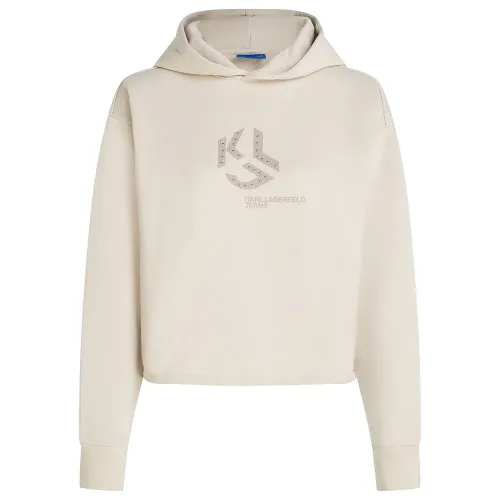 KARL LAGERFELD Studded Regular Fit 후드티 142144915