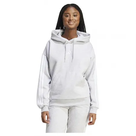 아디다스 에센셜 3 Stripes 플리스 후드티 142156411