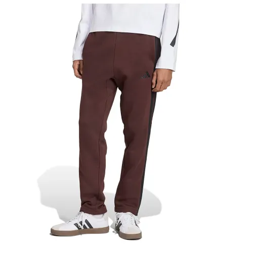 아디다스 에센셜 3 Stripes Open Hem 플리스 조거팬츠 142156458