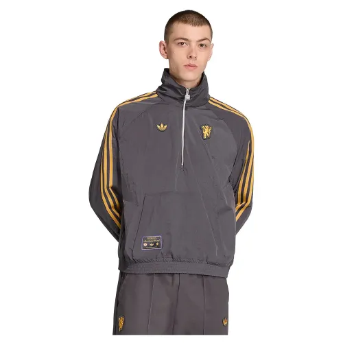 아디다스 Manchester United Terrace Icons 하프 지퍼 스웨터 142157269