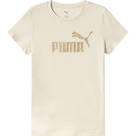 푸마 에센셜 + Textured Foil Big Logo 반팔 티셔츠 142158725