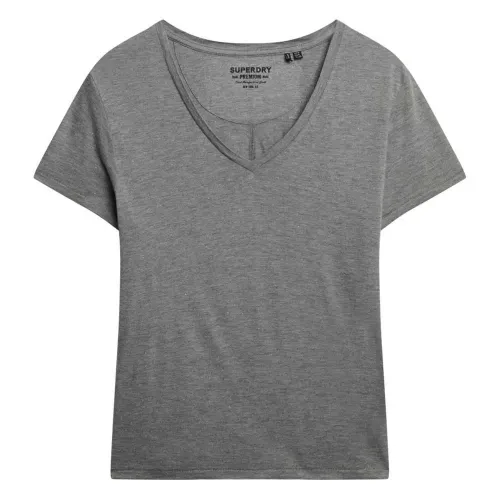 슈퍼드라이 Studios Slub Emb Vee 반팔 티셔츠 142160072