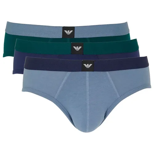 엠프리오 아르마니 에센셜 Logolabel 삼각팬티 3 팩 142165403
