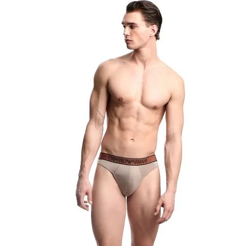 엠프리오 아르마니 Shiny Logoband 삼각팬티 142165733