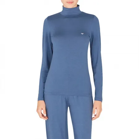 엠프리오 아르마니 Tech Wool 긴팔 하이넥 티셔츠 142165922