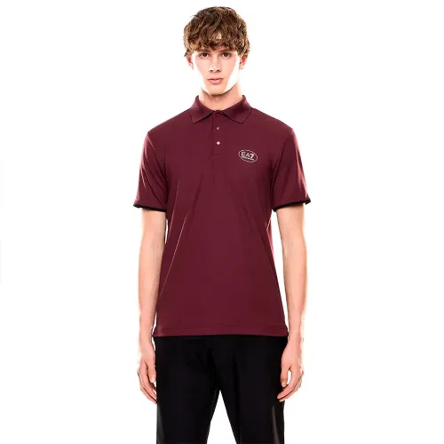 엠프리오 아르마니 Golf Pro Collar Pl St 반팔 폴로 셔츠 142172090