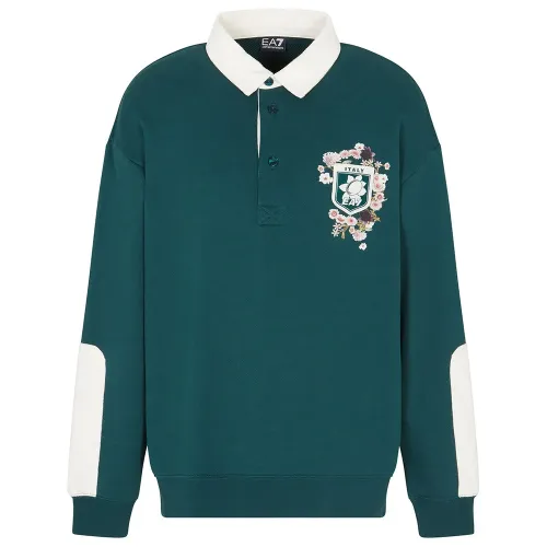 엠프리오 아르마니 Train Club House Buttoned Rugby 긴 소매 폴로 142173162