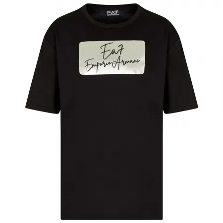 엠프리오 아르마니 Train Logo Series Box Logo Crossover 반팔 티셔츠 142173860