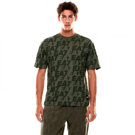 엠프리오 아르마니 Train Logo Series Polar Logo 반팔 티셔츠 142174174