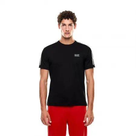 엠프리오 아르마니 Train Logo Series Tape Co 반팔 티셔츠 142174241