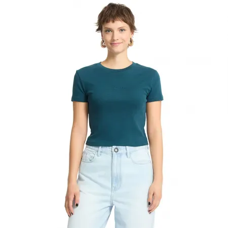 볼컴 Stone Tight Crop 반팔 티셔츠 142200420