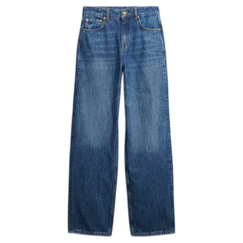 슈퍼드라이 W7011262A Wide Leg 하이웨이스트 청바지 142222216