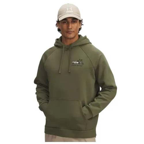 언더아머 Rival 플리스 HBR Logo 후드티 142266497