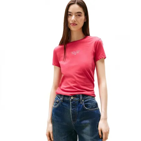 타미힐피거 Ess Logo 1 Slim Fit 반팔 티셔츠 142276977