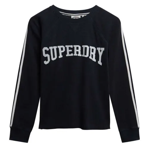 슈퍼드라이 Ath Ess 그래픽 긴팔 티셔츠 142283362