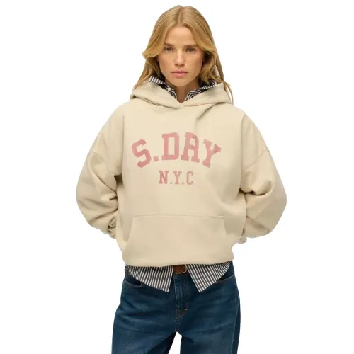 슈퍼드라이 Athletic 에센셜 Relaxed Fit 후드티 142283396