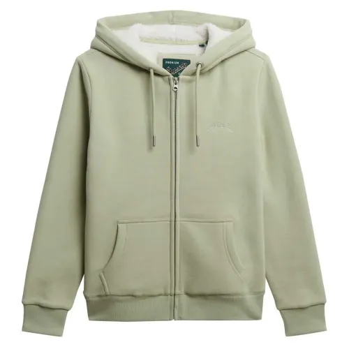 슈퍼드라이 Borg Lined 풀지퍼 스웨터 142283418