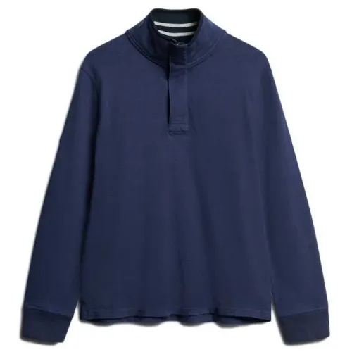 슈퍼드라이 클래식 Henley 하프 지퍼 스웨터 142283462