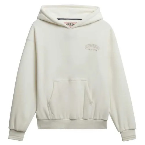 슈퍼드라이 Country Club Velour Loose Fit 후드티 142283486