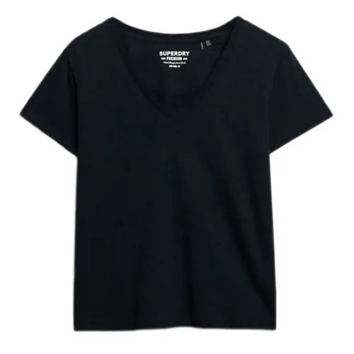 슈퍼드라이 Studios Slub Emb Vee 반팔 티셔츠 142283830