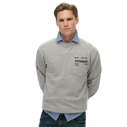 슈퍼드라이 Utility Loose Fit 스웨터 142283886