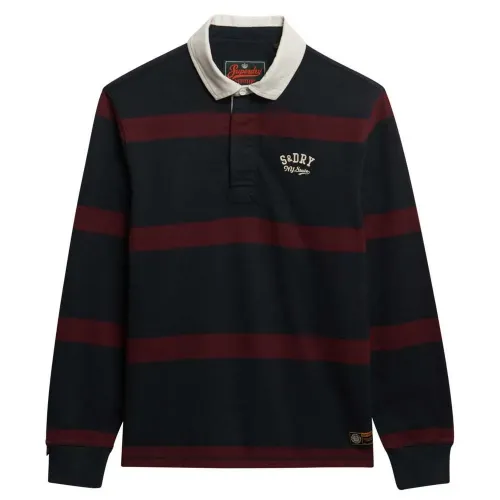 슈퍼드라이 빈티지 Athletic Stripe Rugby 긴팔 티셔츠 142283906